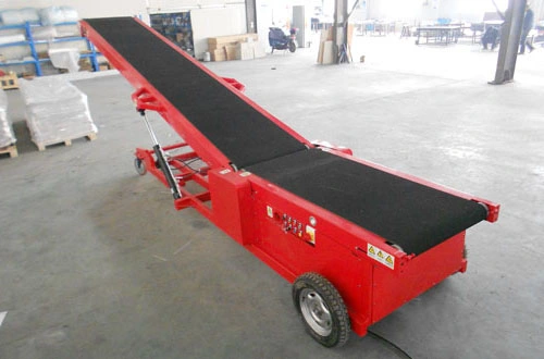 Foldable Truck Loading Unloading Flexible Belt Conveyor/Mobile Truck Loader with Ce Certification