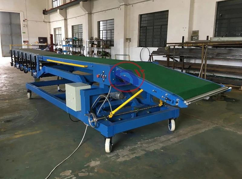 Mobile Container Loader Telescopic Loading Belt Conveyor Price