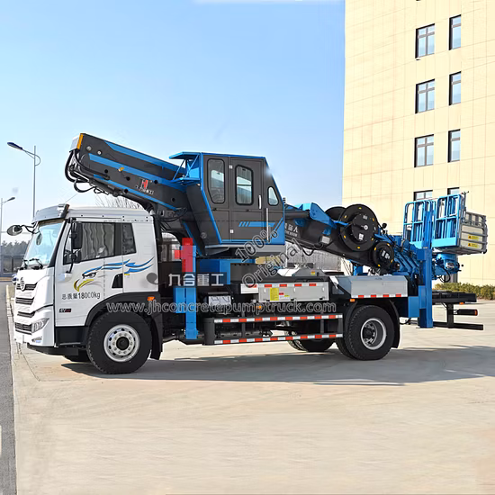 China Aerial Platform Work Vehicle Factory Jiuhe 45m Truck Mounted Aerial Work Platform