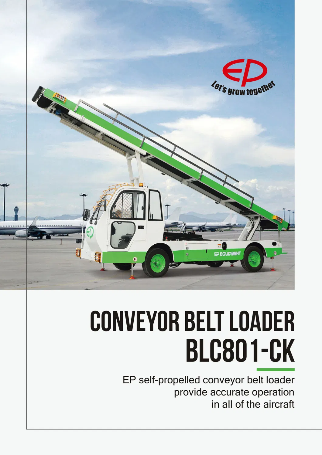 Ace Aircraft Conveyor Belt Loader Beltloader Kohler Diesel Engine