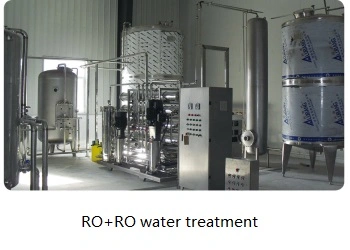 Two Stages RO Reverse Osmosis Purified Water Equipment