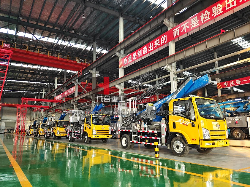 China Aerial Platform Work Vehicle Factory Jiuhe 45m Truck Mounted Aerial Work Platform