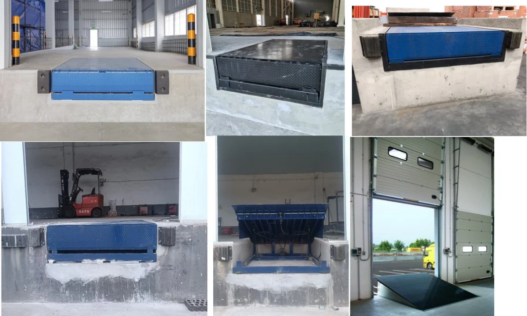 Stationary Fixed Warehouse Hydraulic Automatic Unloading Dock Leveler Equipment for Loading Bay