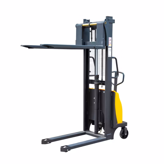 Lifting Height 3000mm Battery Operated Semi Electric Pallet Lifting Equipment for Warehouse
