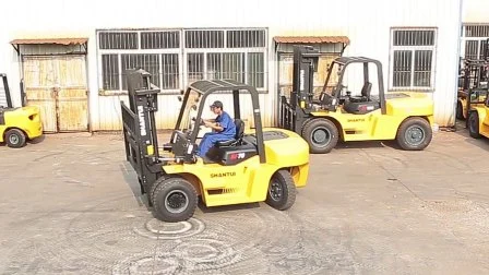 7 Ton Forklift Material Handling Equipment with Paper Roll Clamp