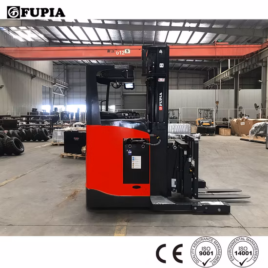 Factory Supply Narrow Aisle 1.5ton Electric Double Deep Reach Truck