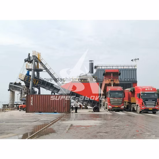 Belt Mobile Powerful Ship Loader for Bulk Clinker