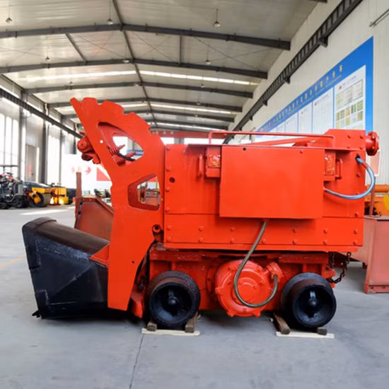 Rubber Belt Wheel Mucking Loader