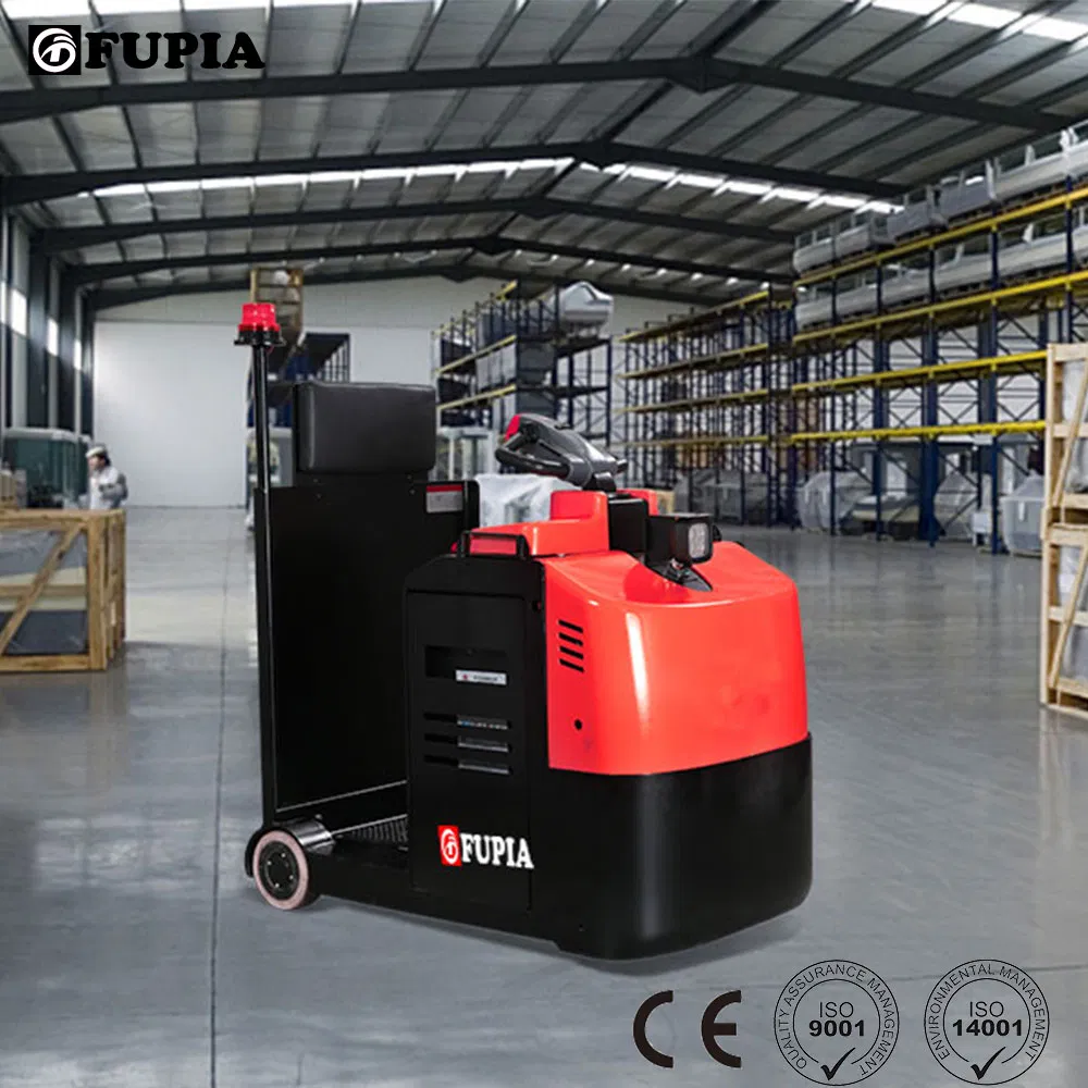 Factory Supply High Quality Platform Towing Tractor Container Tow Tractor Trailer 3ton