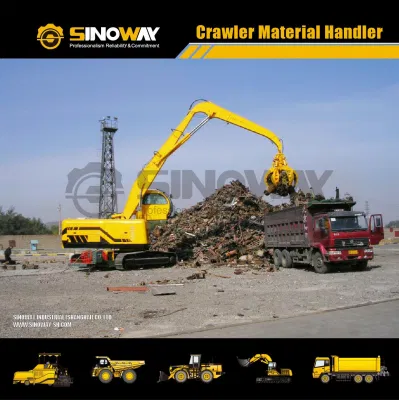 Waste Matel Handling Equipment 50ton Material Hander Excavator for Sale
